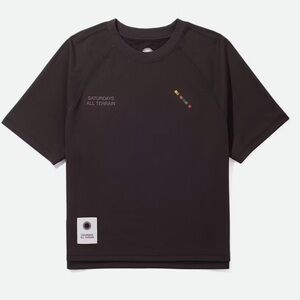 Saturdays NYC All Terrain Crop Lightweight Tee Black XS